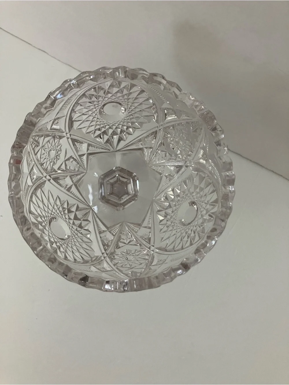 Antique McKee Glass EAPG Compote Pedestal Bowl - Clear